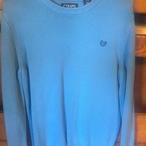 Chaps Sky Blue Knit Sweater